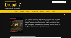 Desktop Screenshot of definitivedrupal.org