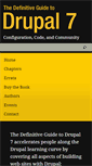 Mobile Screenshot of definitivedrupal.org