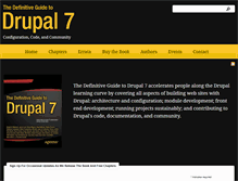 Tablet Screenshot of definitivedrupal.org